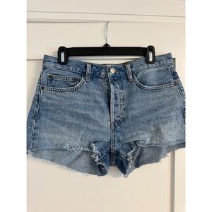 Denim Forum Ex Boyfriend Short in 7 yrs picture this bleu